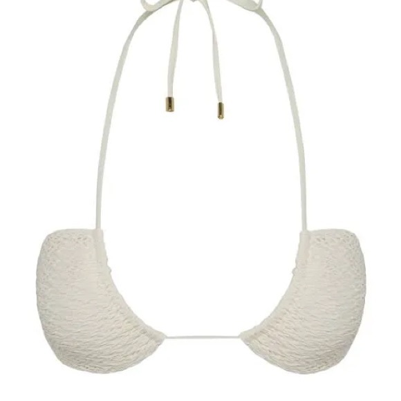 Monday Swimwear Ivory Crochet bottoms and two tops - Picture 4 of 6